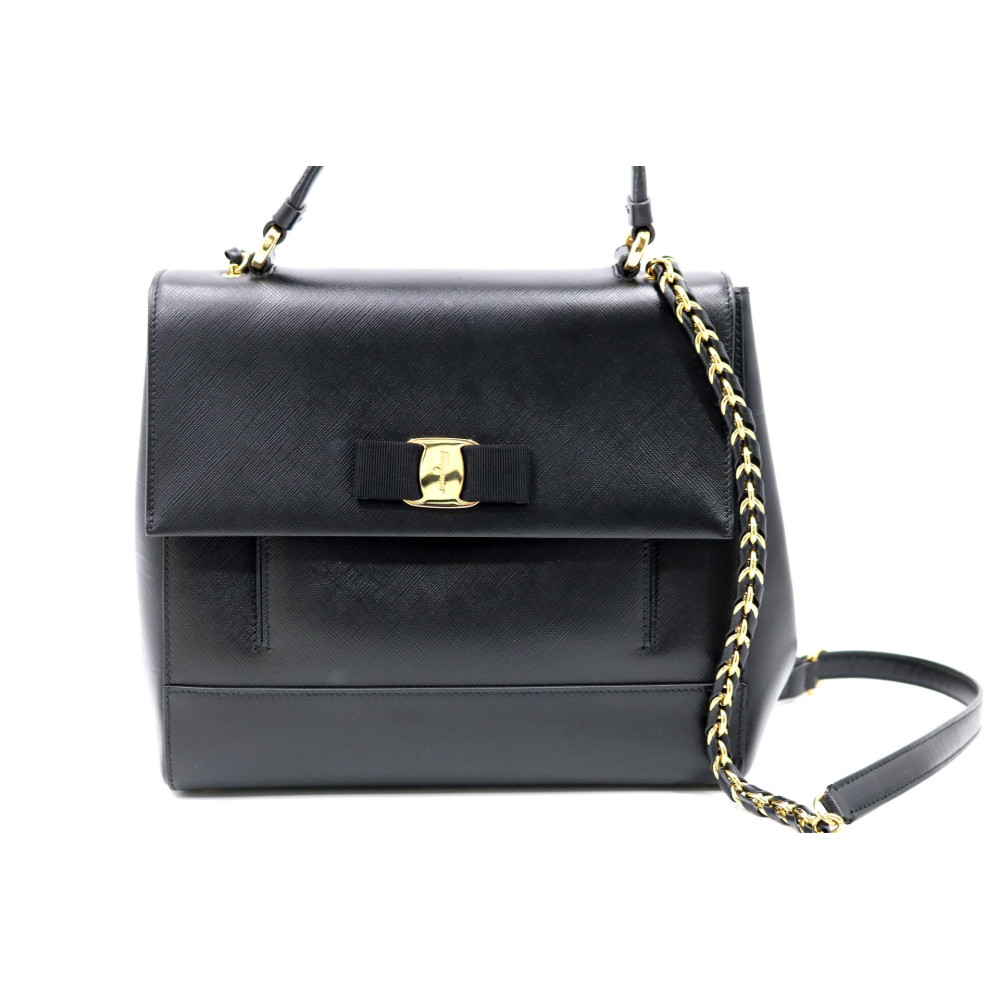 Ferragamo Carrie Pelle Nera