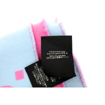 Gucci Sciarpa Lana e Cotone Rosa e Celeste
