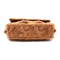 Valentino Roman Stud Large Shoulder Bag Lana Sabbia