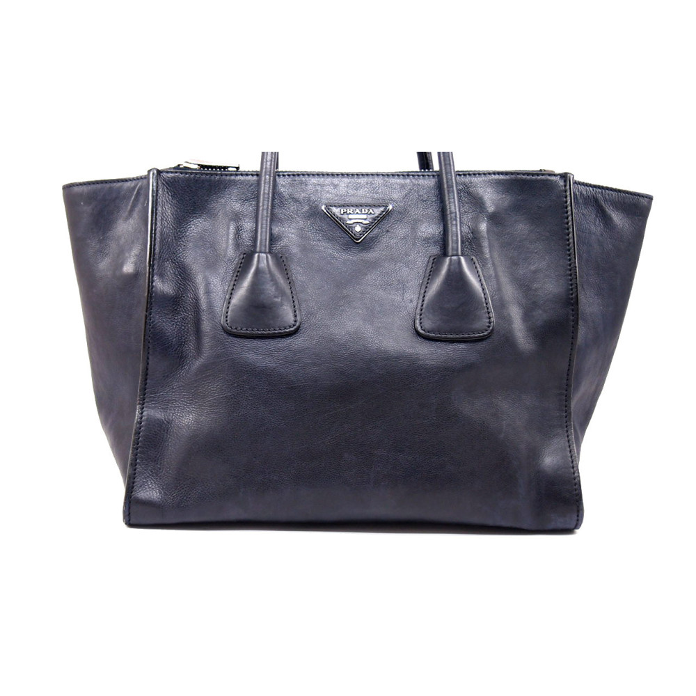 Prada Shopping Pelle Blu