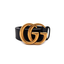 Gucci Cintura Marmont Pelle Nera