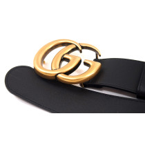 Gucci Cintura Marmont Pelle Nera