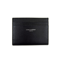 Saint Laurent Portacarte Pelle Nera