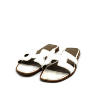 Hermes Sandali Oran Pelle Bianca