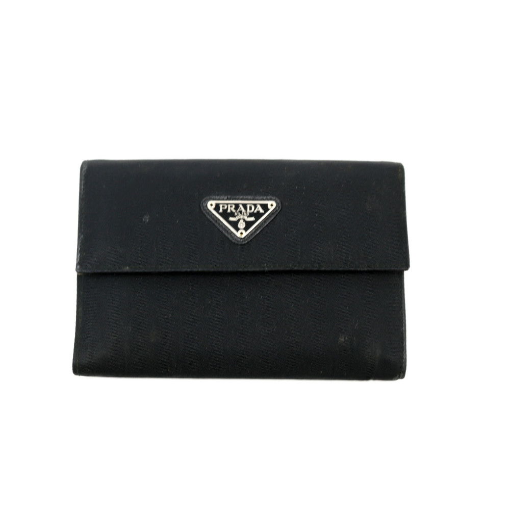 Prada Portafoglio Nylon Nero