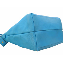 Ferragamo Shopping Pelle Turchese