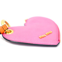 Miu Miu Portamonete Pelle Rosa