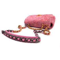 Chanel 19 Tweed Rosa