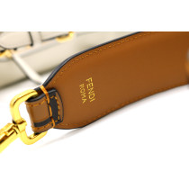 Fendi Fendigraphy Large White Leather