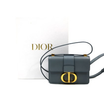 Dior Montaigne Mini Pelle Grigia