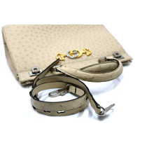 Gucci Zumie Struzzo Avorio