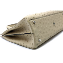 Gucci Zumie Struzzo Avorio