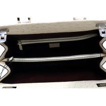 Gucci Zumie Struzzo Avorio