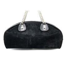 Dior Borsa da Giocatore Scamosciato Nero