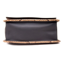 Fendi Kan I Pelle e Pitone Beige e Grigio