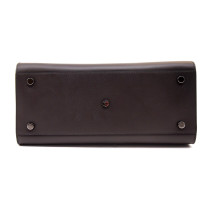 Saint Laurent Sac de Jour Media Pelle Antracite