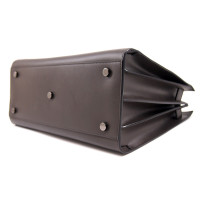 Saint Laurent Sac de Jour Media Pelle Antracite