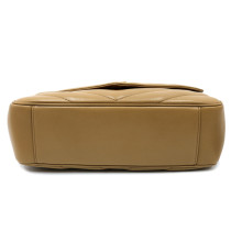 Saint Laurent Lou Lou Media Pelle Beige