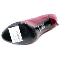 Gucci Bordeaux Lederstiefeletten