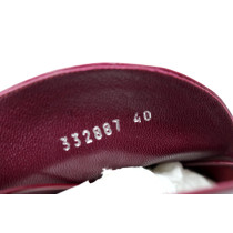 Gucci Stivaletti Pelle Bordeaux