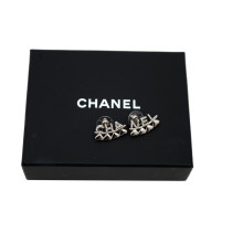 Chanel Orecchini Metallo e Swarovsky Argento