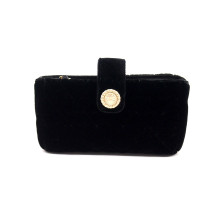 Chanel Portamonete Velluto Nero