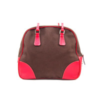 Prada Shopping Vintage Tela Marrone