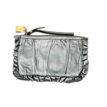 Dolce & Gabbana Pochette Pelle Argento