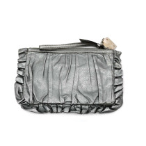 Dolce & Gabbana Pochette Pelle Argento