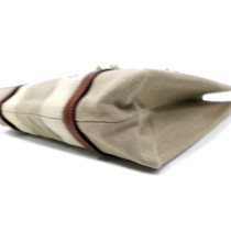 Chloe Tote Bag Woody Lino Bianco e Marrone