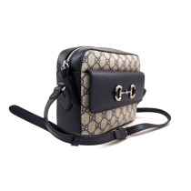 Gucci Tracolla HORSEBIT 1955 TELA GG BLU BEIGE