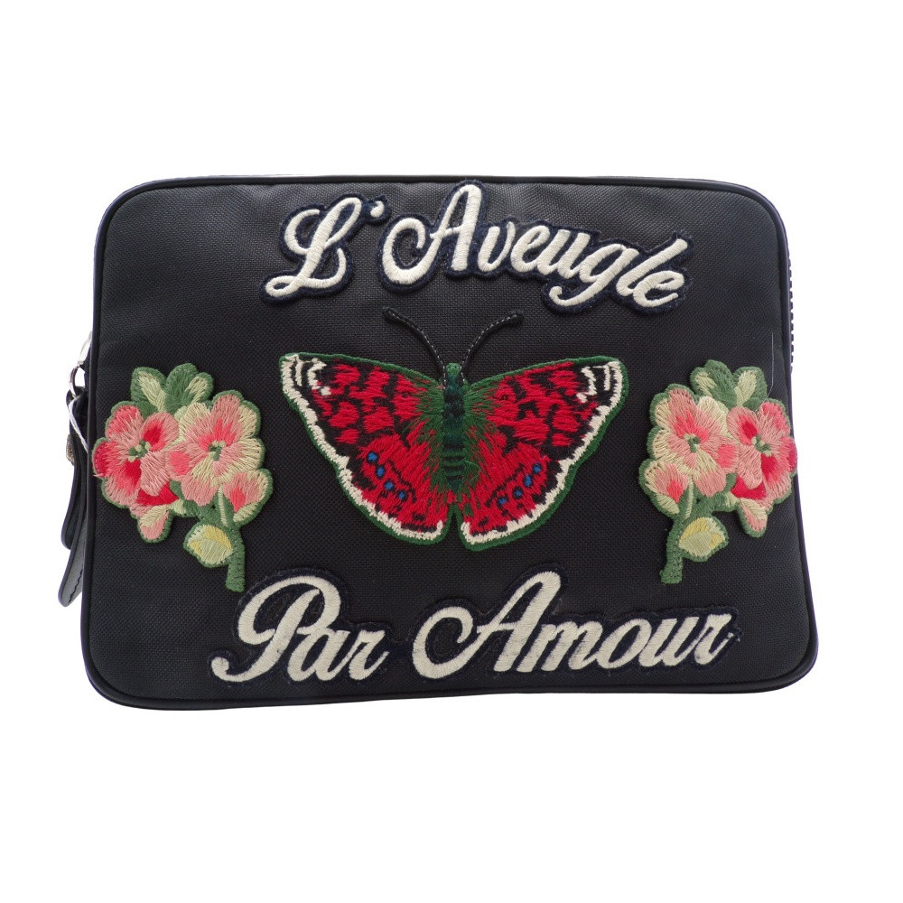 Gucci Farfalla pochette/porta ipad