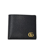 Gucci Portafoglio Marmont Bi-Fold Pelle Nera