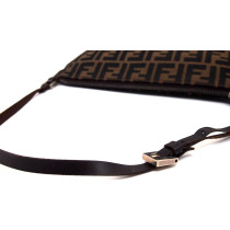 Fendi Baguette Accessorie Zucca Marrone