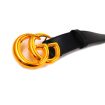 Gucci Cintura Marmont Pelle Nera