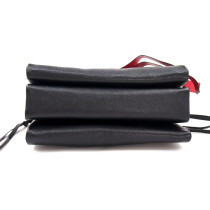 Valentino VLogo Ring Pelle Rossa e Nera