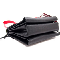 Valentino VLogo Ring Pelle Rossa e Nera