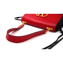 Valentino VLogo Ring Pelle Rossa e Nera