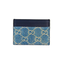 Gucci Portacarte Denim Blu