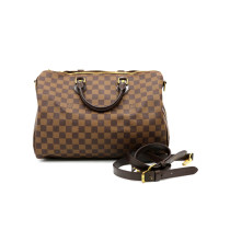 Louis Vuitton Speedy 35 Bandouliere Damier Ebene