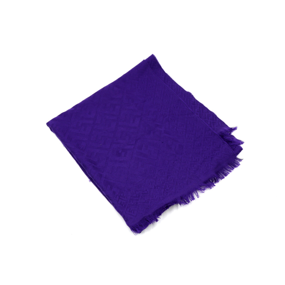 Fendi Sciarpa Lana Viola