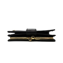 Gucci Portafoglio Tela e Pelle Nera