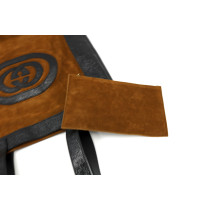 Gucci Shopping Scamosciato Marrone