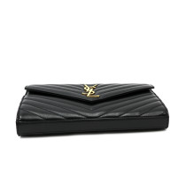 Saint Laurent Cassandre Pelle Nera