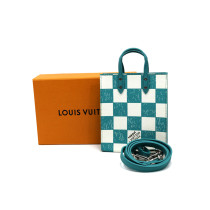 Louis Vuitton Sac Plat Tela Bianca e Azzurra