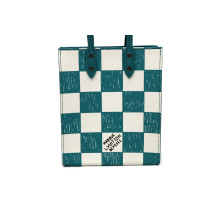 Louis Vuitton Sac Plat Tela Bianca e Azzurra