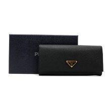Prada Portafoglio Pelle Nera