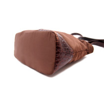 Prada Shopping Nylon Marrone