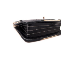 Chanel Accordéon Vernis Blanc et Noir