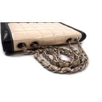 Chanel Accordion Vernis White and Black